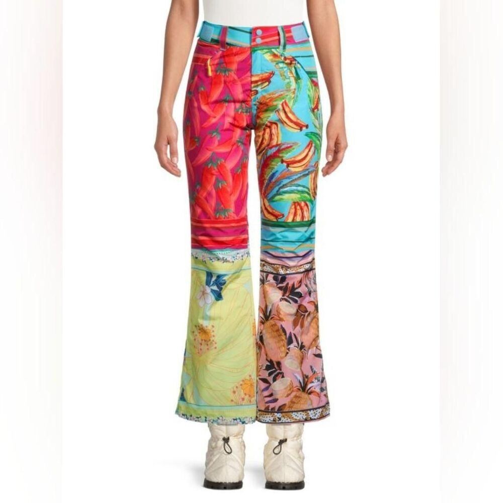 NWT FARM Rio Multicolor Tropical Snow Pants